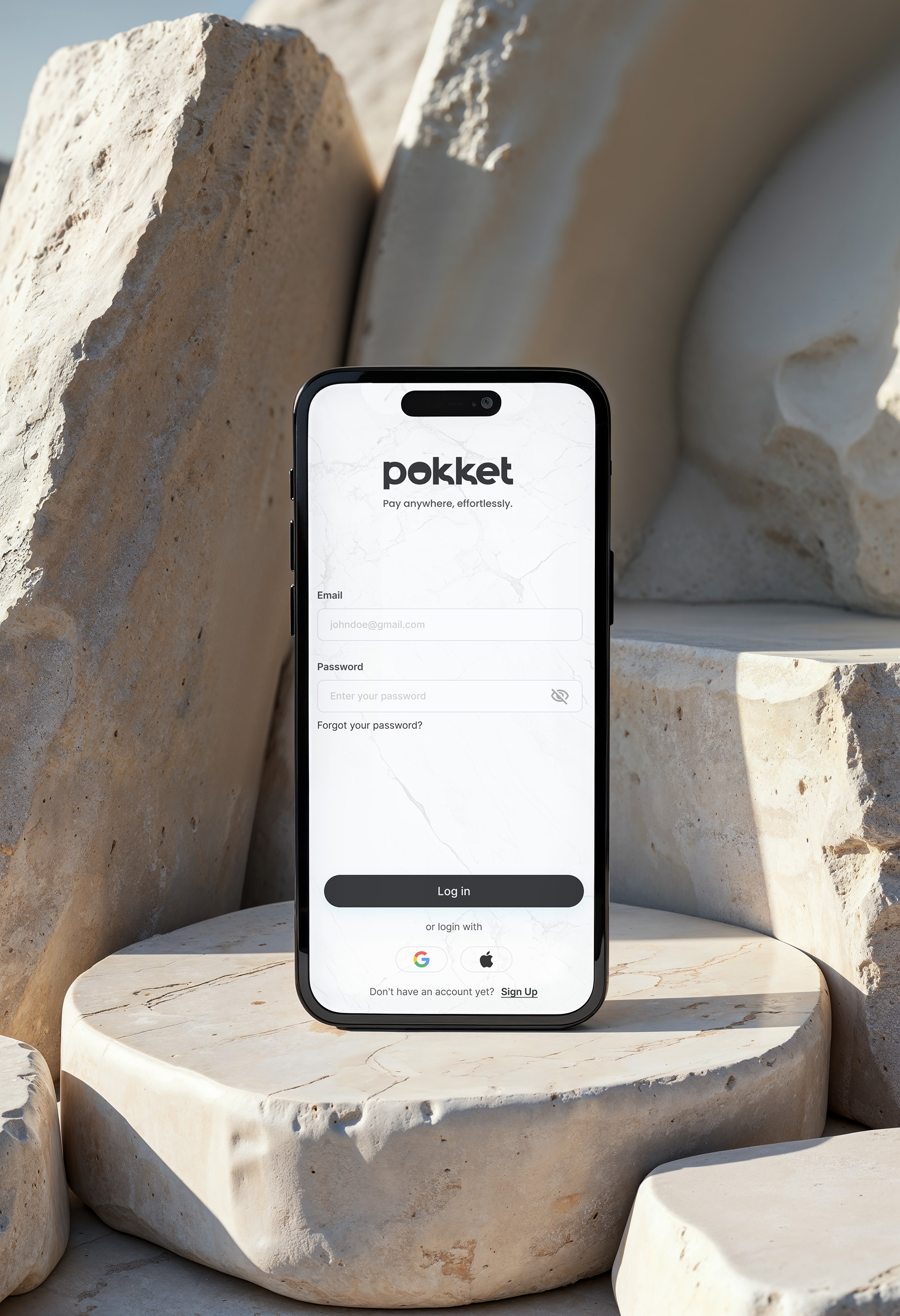 Pokket App Screenshot